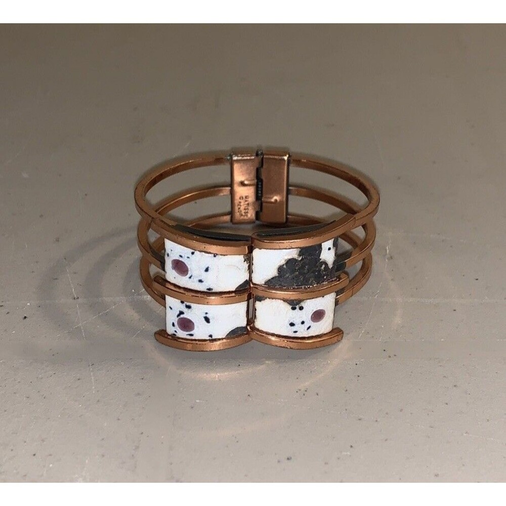 Vintage Matisse Renoir Copper Clamper Bangle Bracelet Modernist Rare